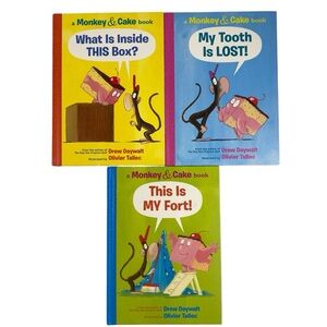 Lot of Monkey & Cake Books by Drew Daywalt